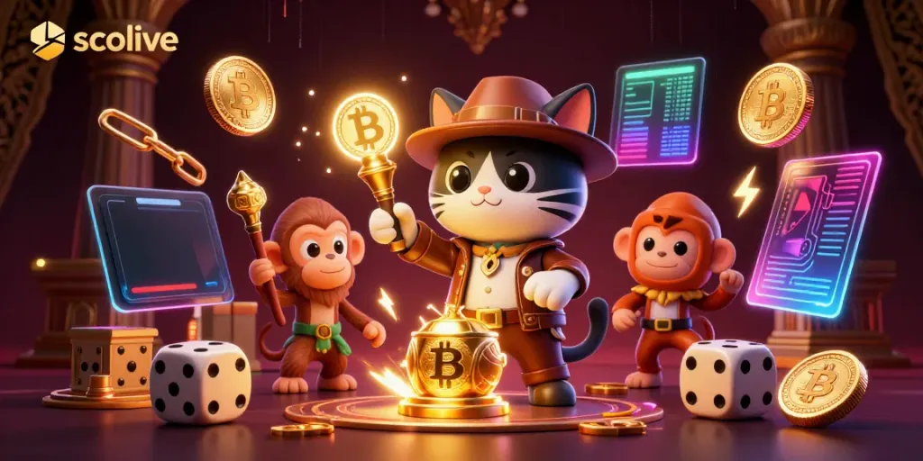 Engage with socolive in a thrilling casino adventure featuring an explorer cat and monkey discovering artifacts.