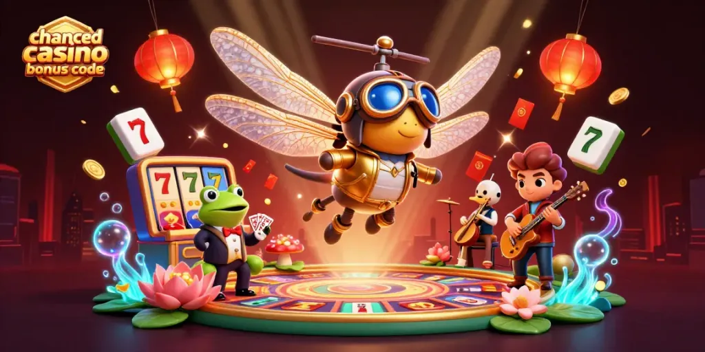Engage with the chanced casino bonus code for a thrilling gaming experience with vibrant characters.