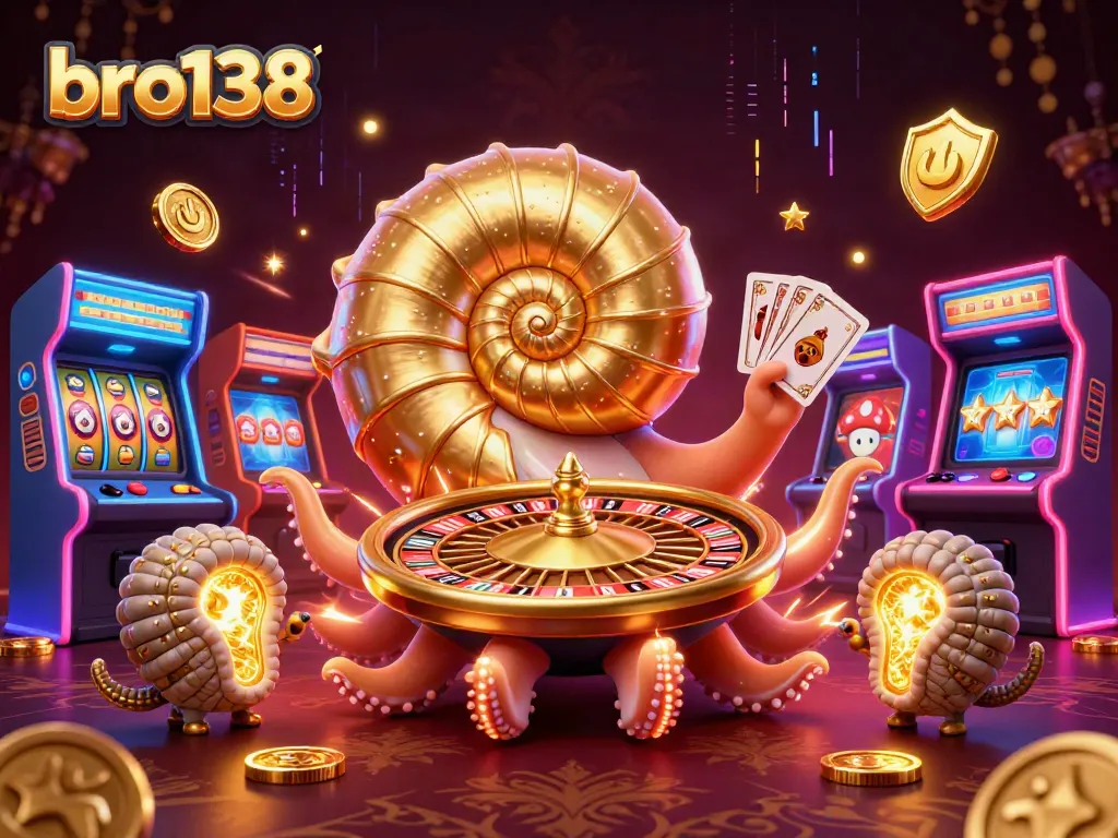 Experience thrilling gameplay at bro138 with our dynamic casino scene featuring unique game elements.