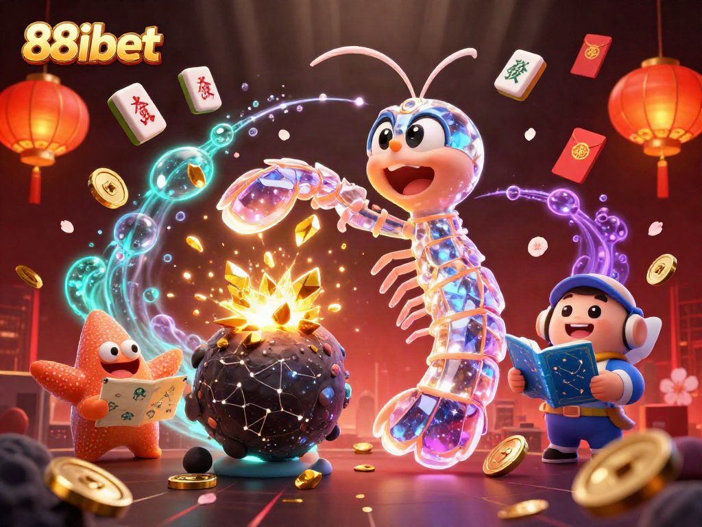 Engage in thrilling play at 88ibet with galactic samurai and vibrant casino elements.