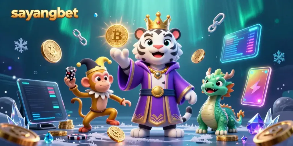 Experience the vibrant world of sayangbet with captivating 3D casino characters and dynamic gaming elements.