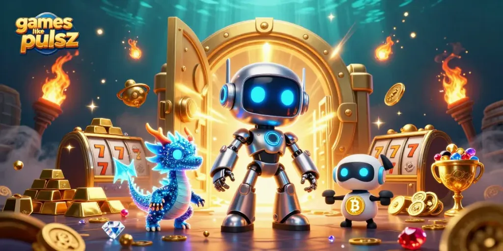 Play exciting games like pulsz with vibrant characters and immersive casino elements