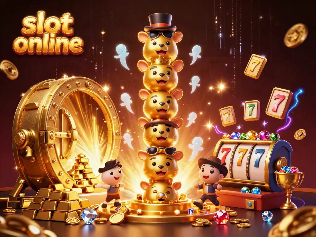 Engage with exhilarating slot online adventures featuring colorful totem characters among gleaming treasures.