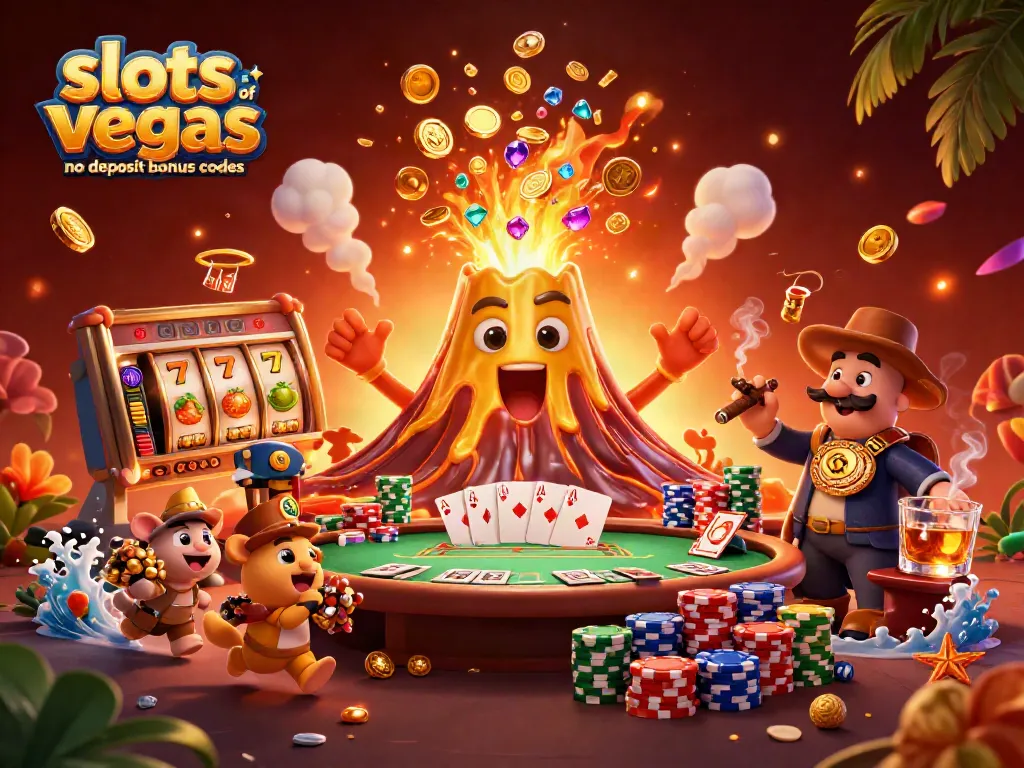 Play with slots of vegas no deposit bonus codes and uncover hidden treasures in this vibrant casino scene.