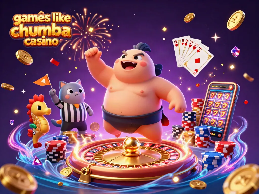 Play engaging games like Chumba Casino with vibrant characters and dynamic casino elements.