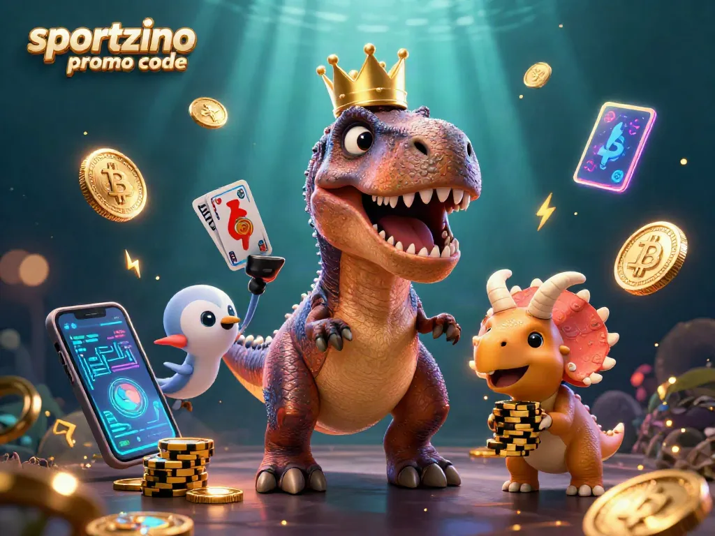 Claim bonuses with the Sportzino promo code while playing with friendly dino characters!