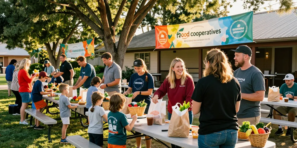 Community gathering at springshall.org, distributing fresh produce to support local food access.