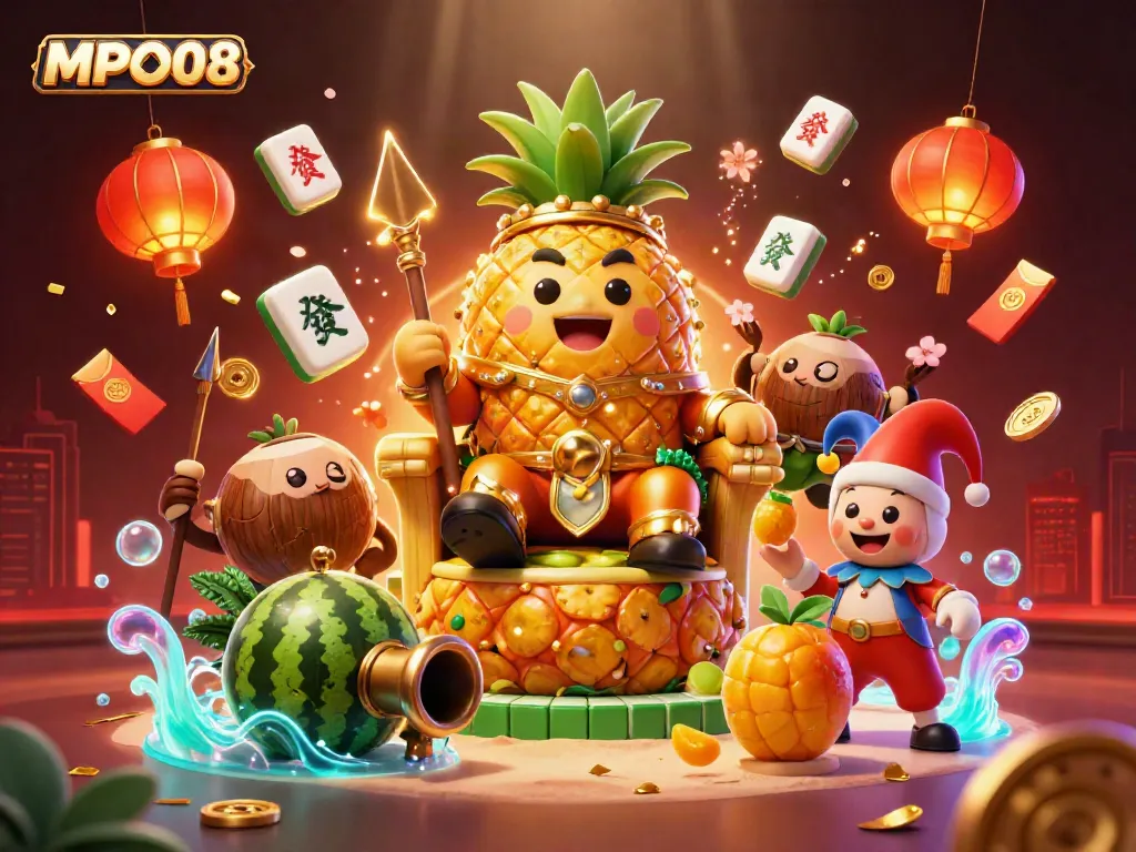 MPO08 offers a vibrant casino experience with fantasy characters and dynamic gaming elements in a dazzling scenery.