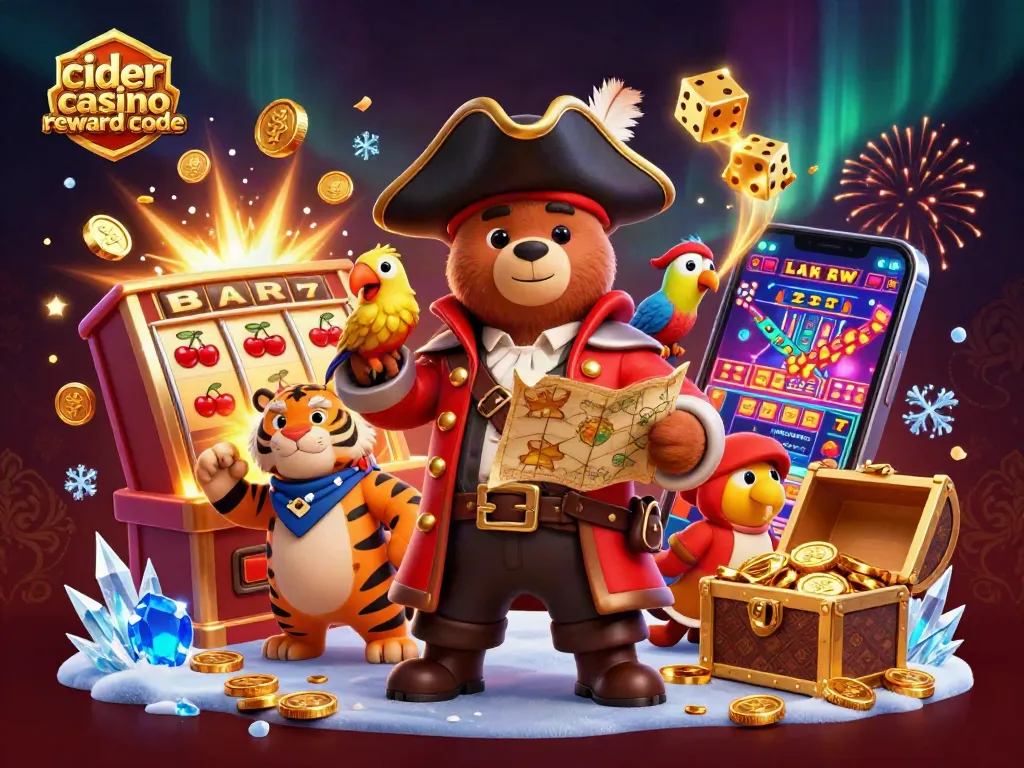Engage with the thrilling gameplay of Cider Casino reward code in an adventurous slot scene.