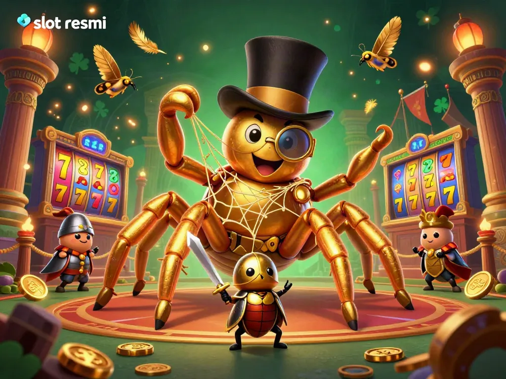 Engage with the thrilling slot resmi scene featuring vibrant casino elements and charismatic characters.